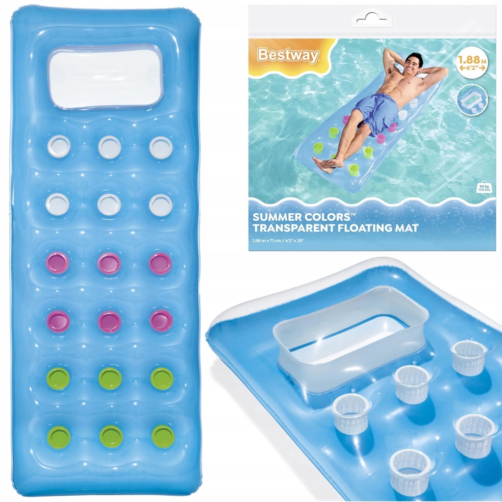 Bestway materac do pływania 177cm