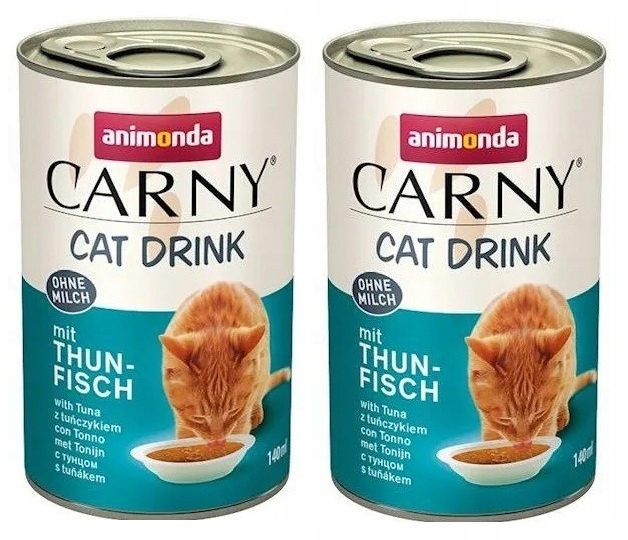 ANIMONDA CARNY CAT DRINK Z TUŃCZYKIEM 2 x 140 ml