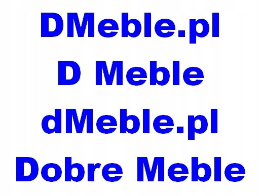 dMeble.PL - 2018 - 2022 - DMeble - Dobre Meble