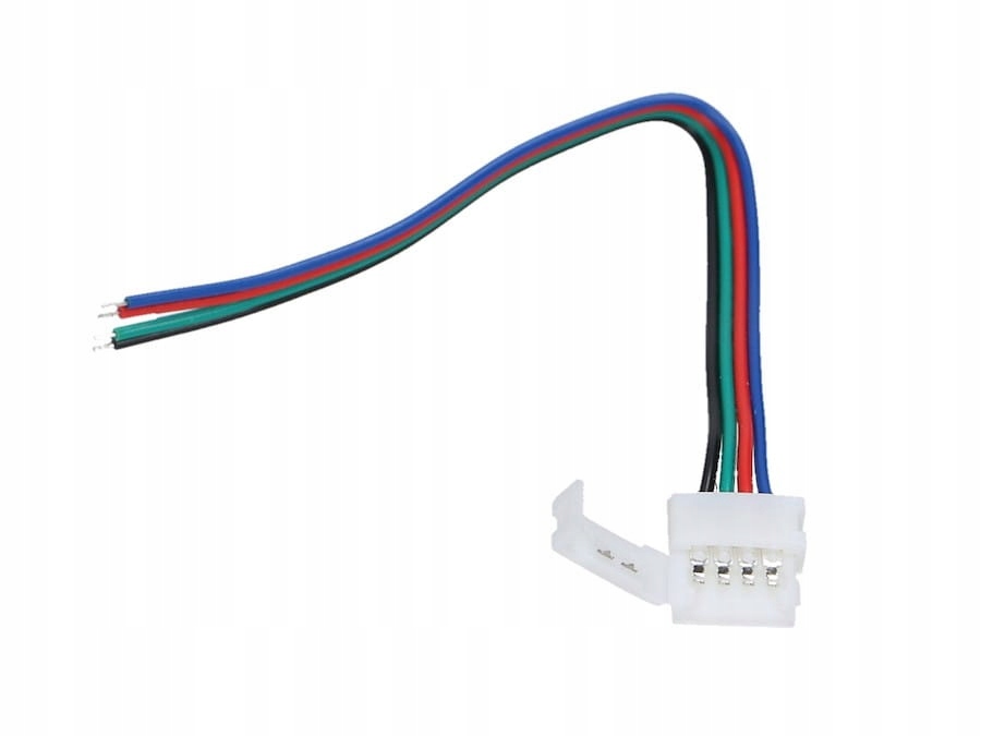 Złączka kabel do taśma LED RGB 10mm 4 pin