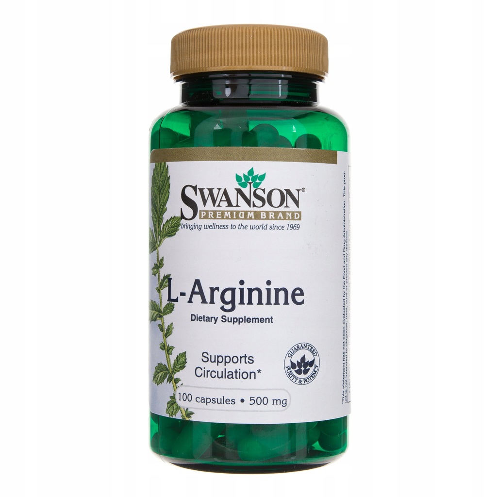 SWANSON L-ARGININE 500MG 100K L-ARGININA