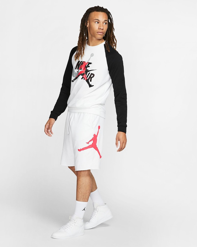NIKE AIR JORDAN JUMPMAN CLASSICS FLEECE CREW M