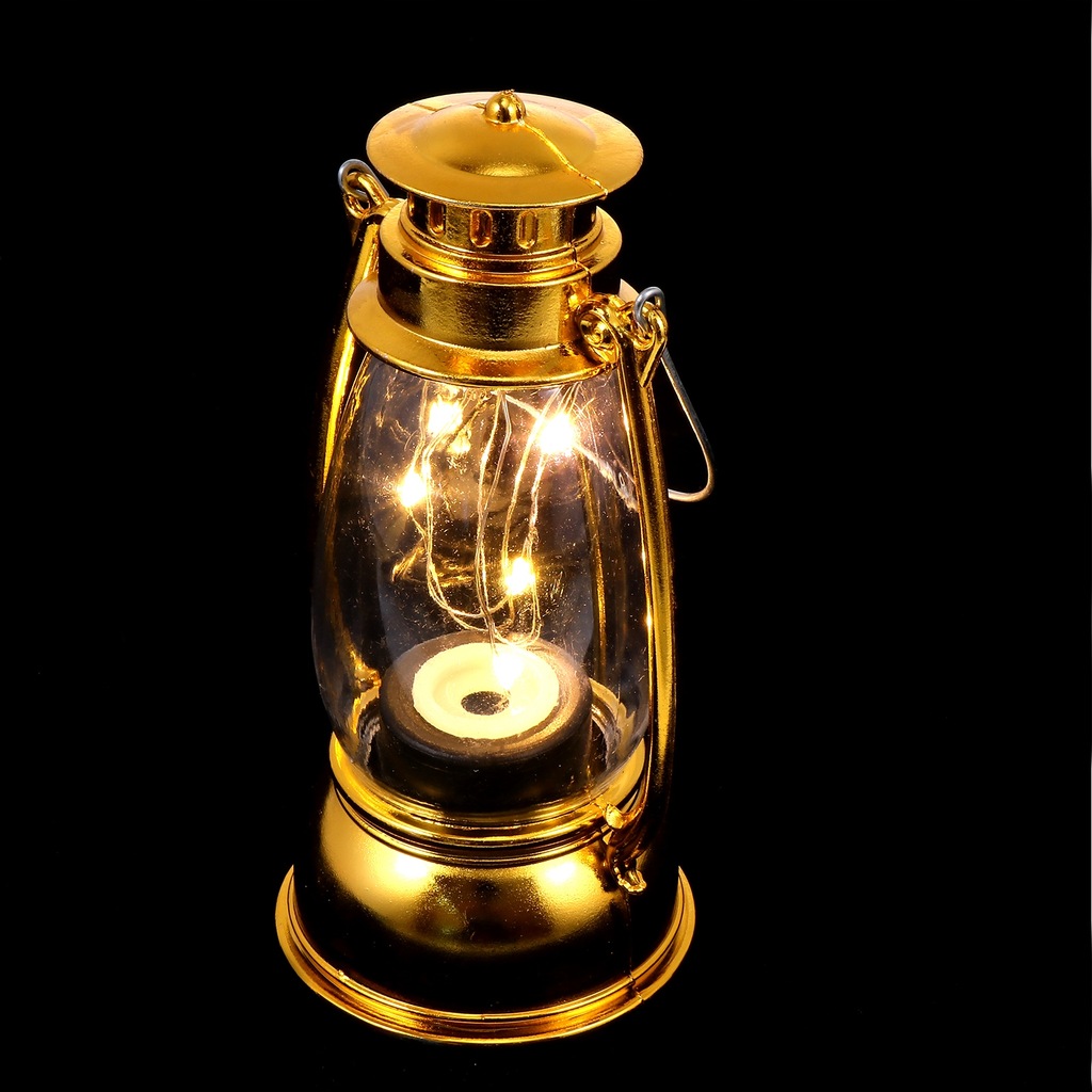 Flickering Lantern Oil Lamp Outdoor Decor Rustic