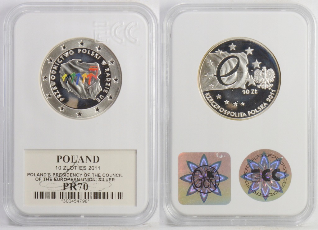 CG. 10 ZŁOTYCH 2011 PRZEWODNICTWO POLSKI W RADZIE UE PR70 22.02