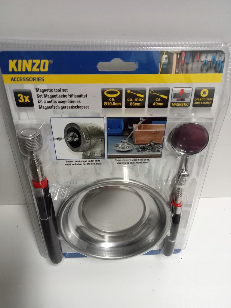 zestaw narzędzi magnetycznych kinzo 1874/22 - 12179409240