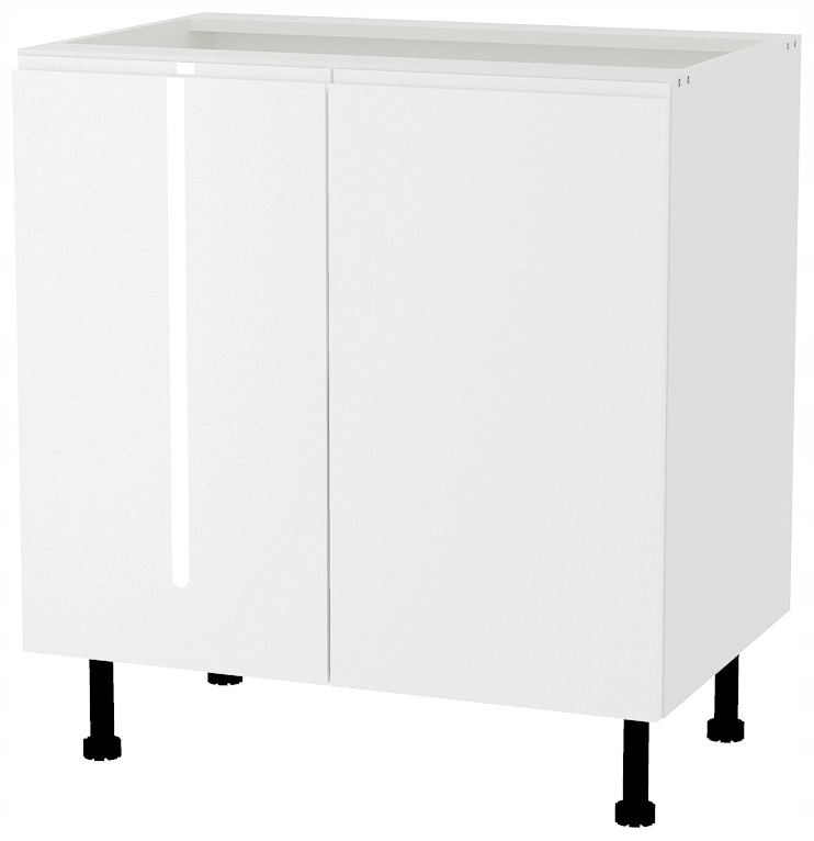 Купить Кухонный шкаф из МДФ белый глянцевый - S_S80_2F_FBP: отзывы ...