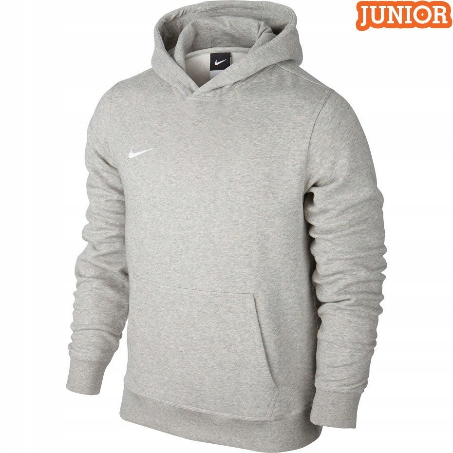 Bluza dla dzieci z kapturem Nike szara M 137-147