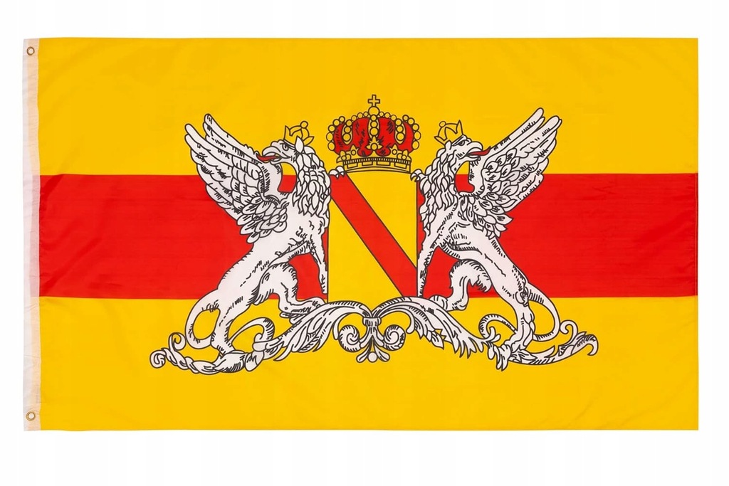 Flaga 90 x 150 cm Wielkie Księstwo Badenii żółta