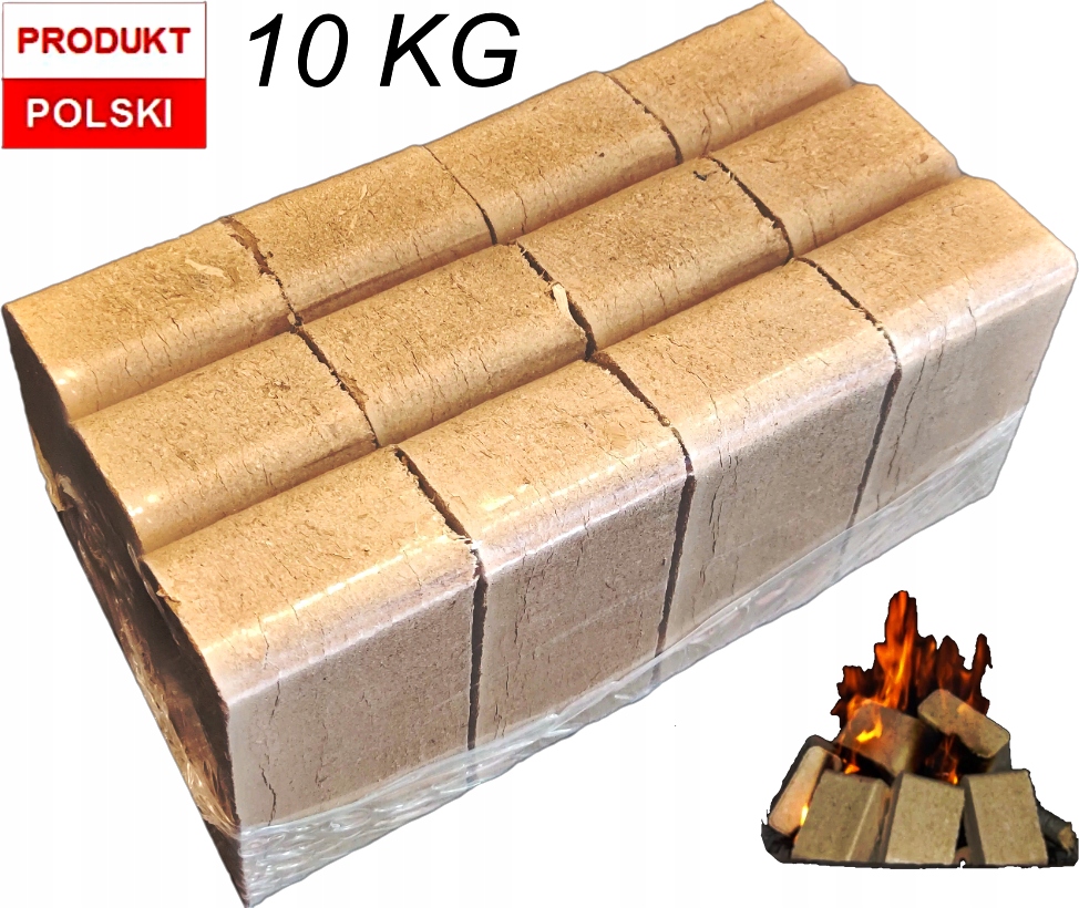 BRYKIET 10KG DRZEWNY KOMINKOWY PREMIUM EKO 10KG