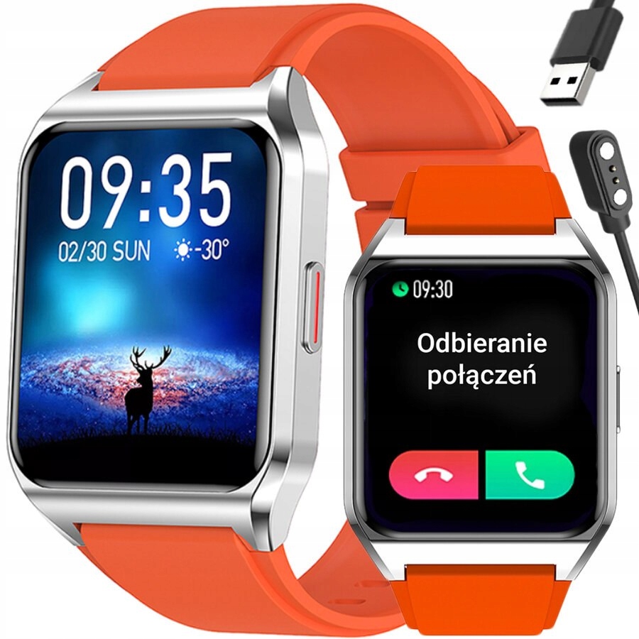 SMARTWATCH UNISEX Rubicon RNCE89 - WYKONYWANIE POŁĄCZEŃ, WŁASNE TARCZE (sr0