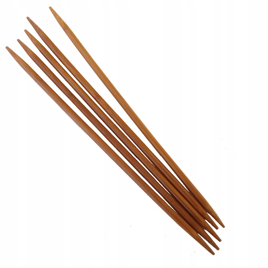 Druty do skarpet bambusowe 3,25 mm 13 cm, 5 szt.