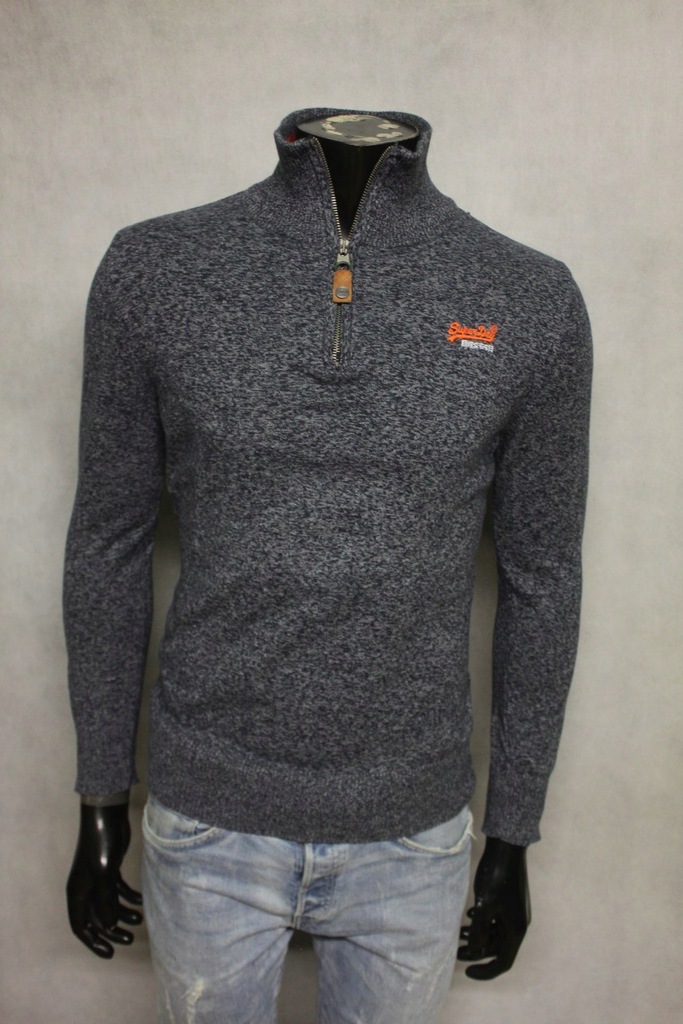 SUPERDRY JAPAN SWETER STOJKA MELANZ