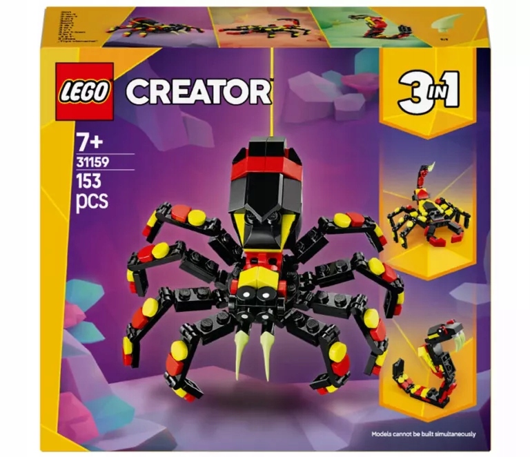 LEGO CREATOR 3W1 31159 ZASKAKUJĄCY PAJĄK