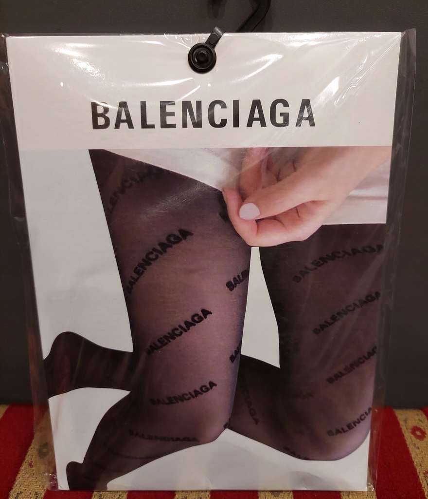 CZARNE RAJSTOPY BALENCIAGA