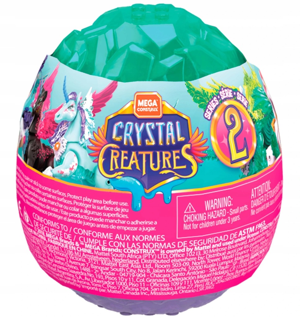 CRYSTAL CREATURES FIGURKA W JAJKU SLIME S2 GLK07