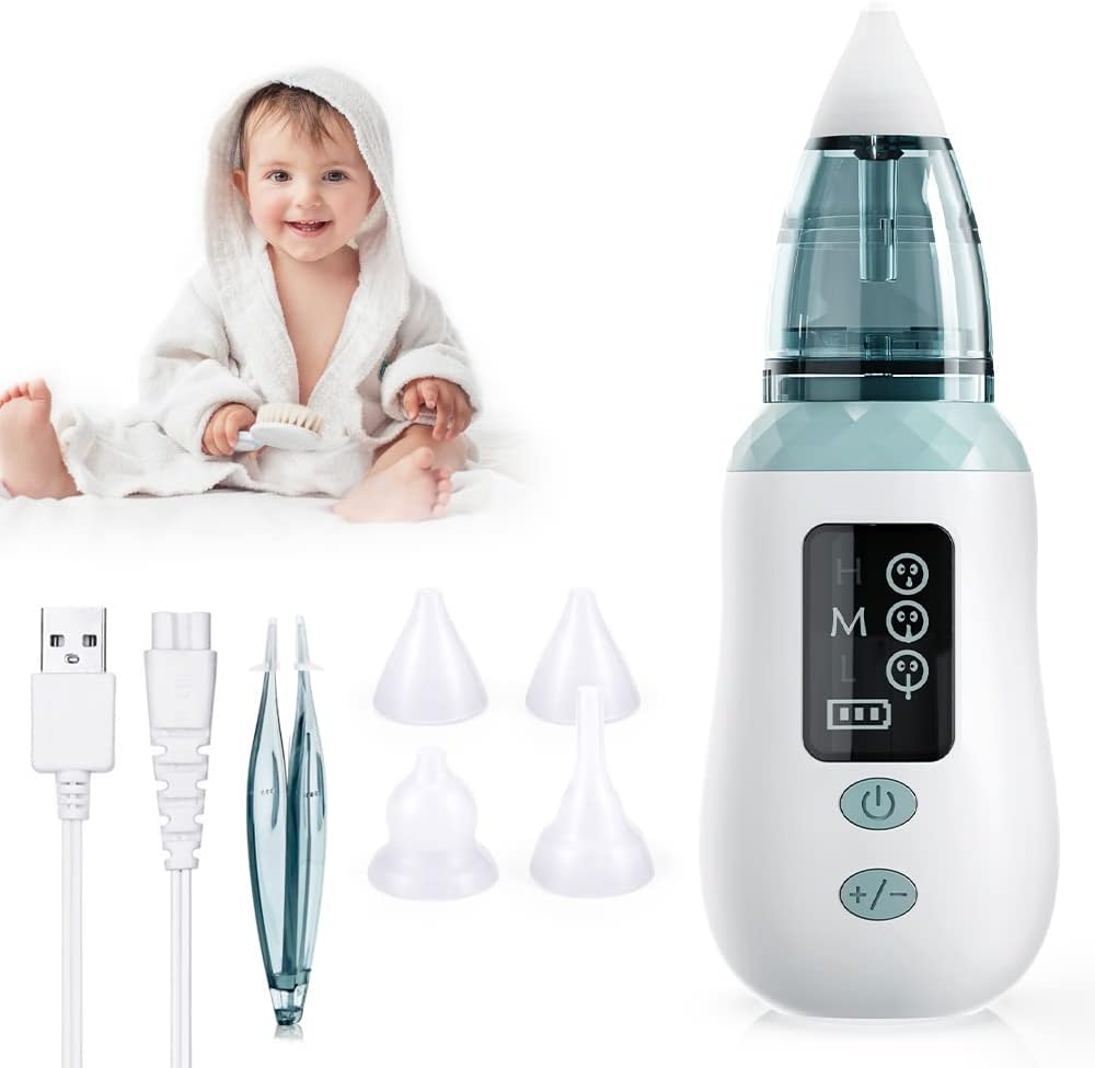 bubbacare USB aspirator do nosa, z 3 poziomami ssania