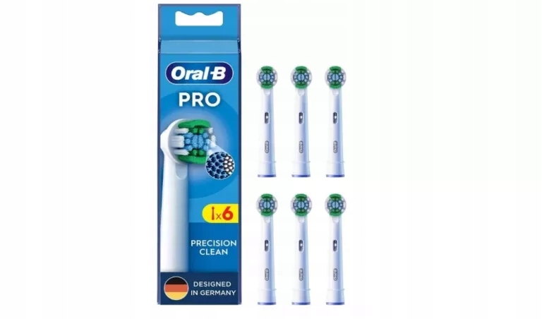 ORAL-B PRO PRECISION CLEAN KOŃCÓWKI 6 SZT. 100% ORYGINALNE