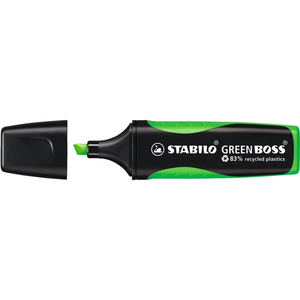 Zakreślacz STABILO GREEN BOSS 6070/33 zielony