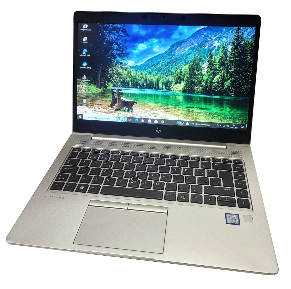HP EliteBook 840 G5 Core i5 gen-8 Ram 8 GB SSD 256 Win 10 Bang & Olufsen