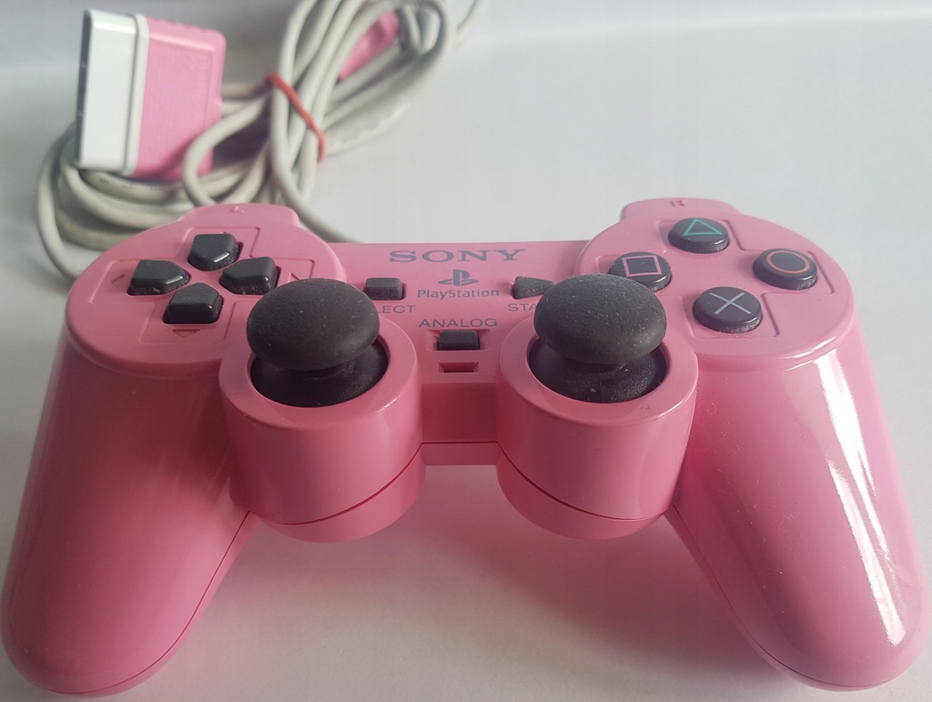 ORYGINALNY PAD PS2 SONY DUALSHOCK 2 PINK STAN BDB