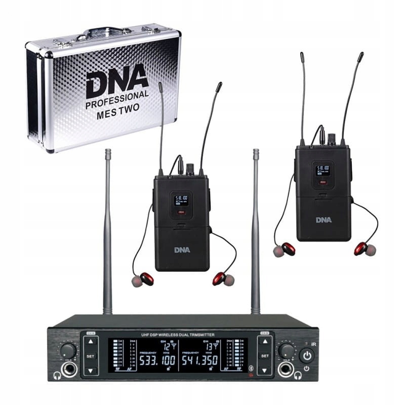 DNA IN-EAR DOUBLE douszny odsłuch bezprzewodowy