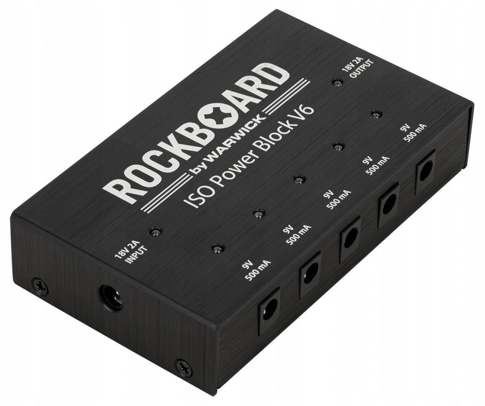 RockBoard ISO Power Block V6, multi-zasilacz 9V