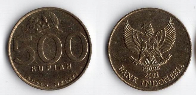 INDONEZJA 2002 500 RUPIAH