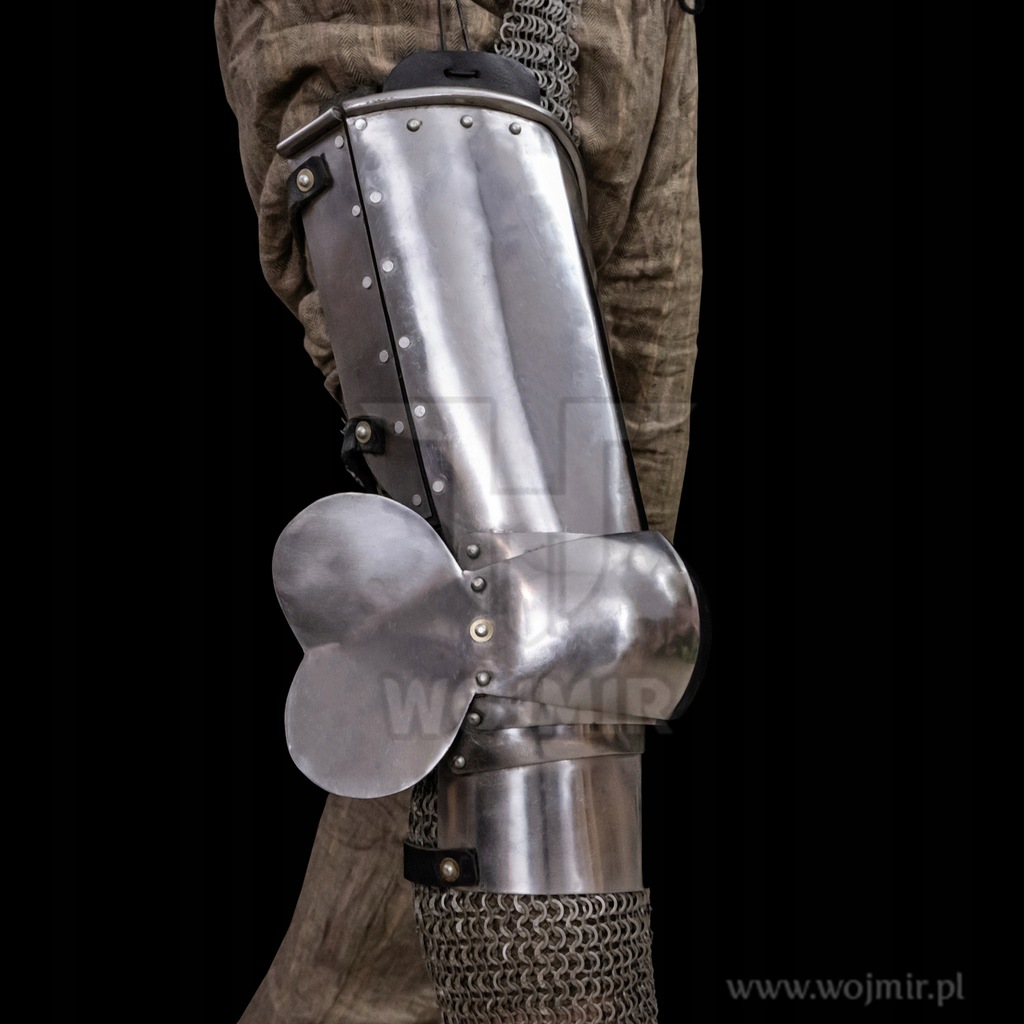 Nogi płytowe do zbroi rycerskiej / rekonstrukcja / larp