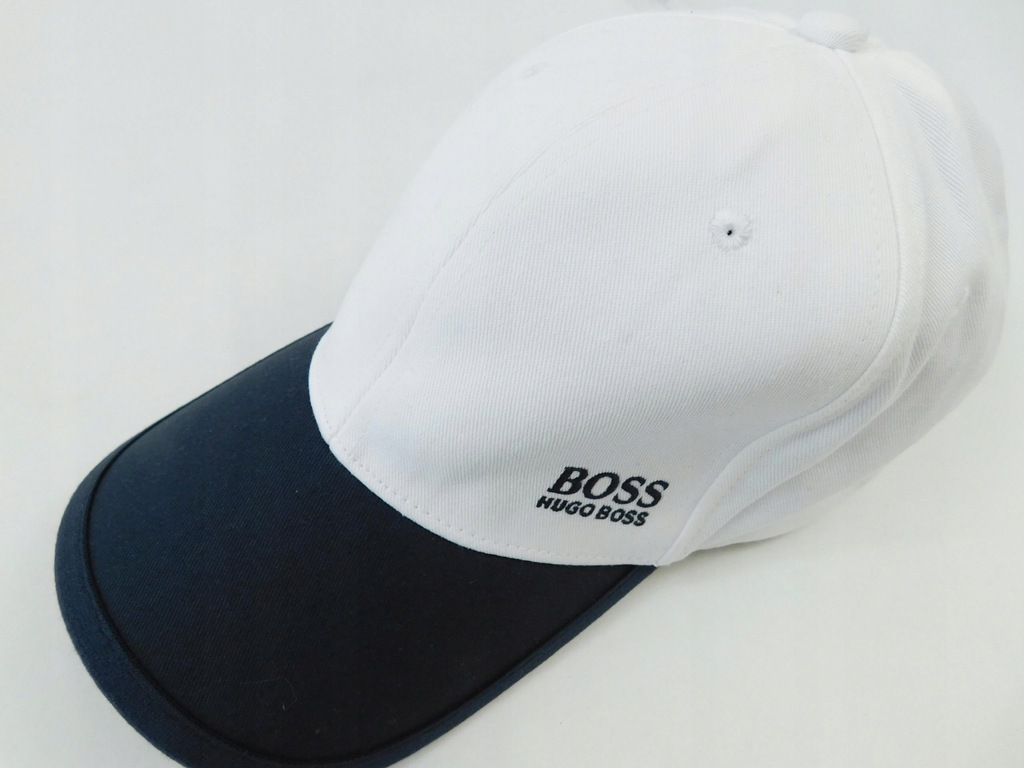 1608w12 HUGO BOSS biała CZAPKA nowa o/s