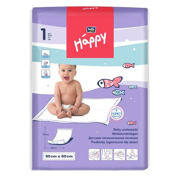 Podkład do przewijania Bella Baby Happy Soft 60x90