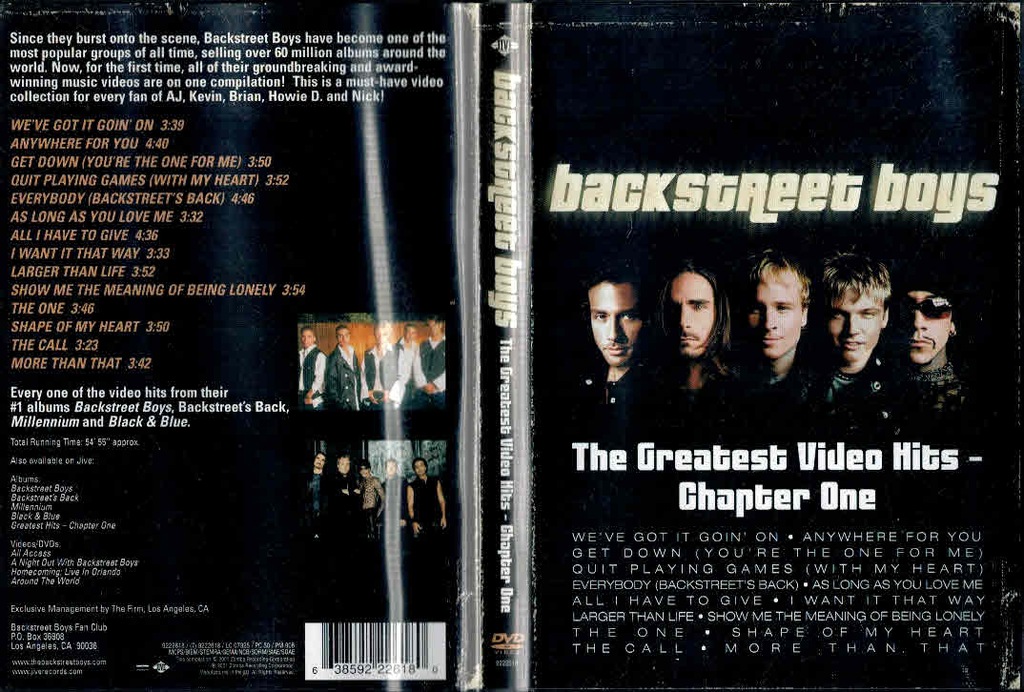 Backstreet Boys The Greatest Video Hits Chapter On