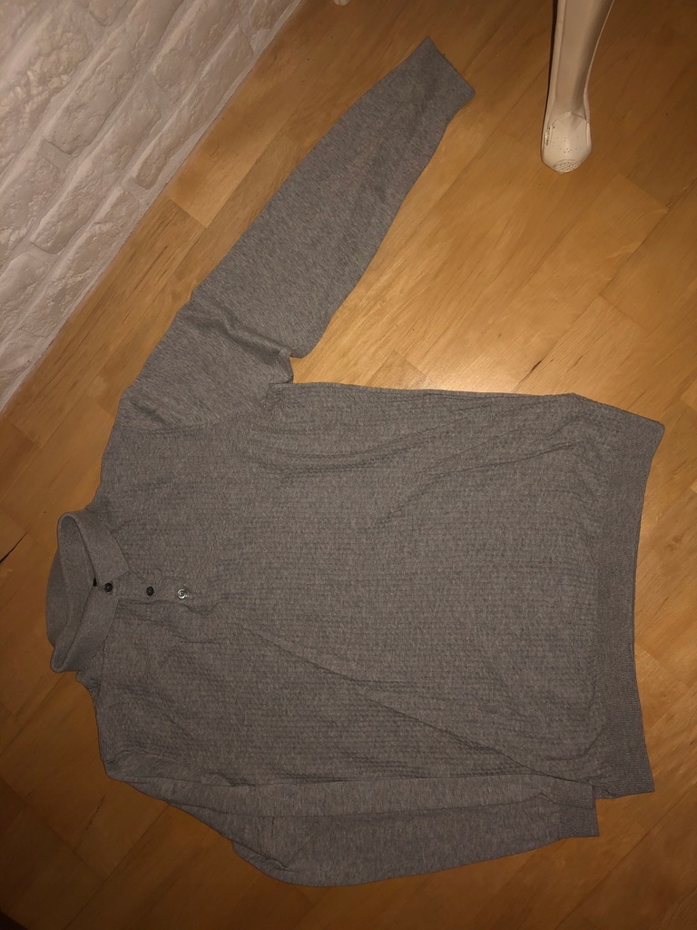 Szara koszulka polo Massimo Dutti rozm XL