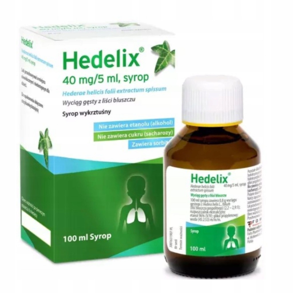 Hedelix 40 mg/5ml syrop 100 ml