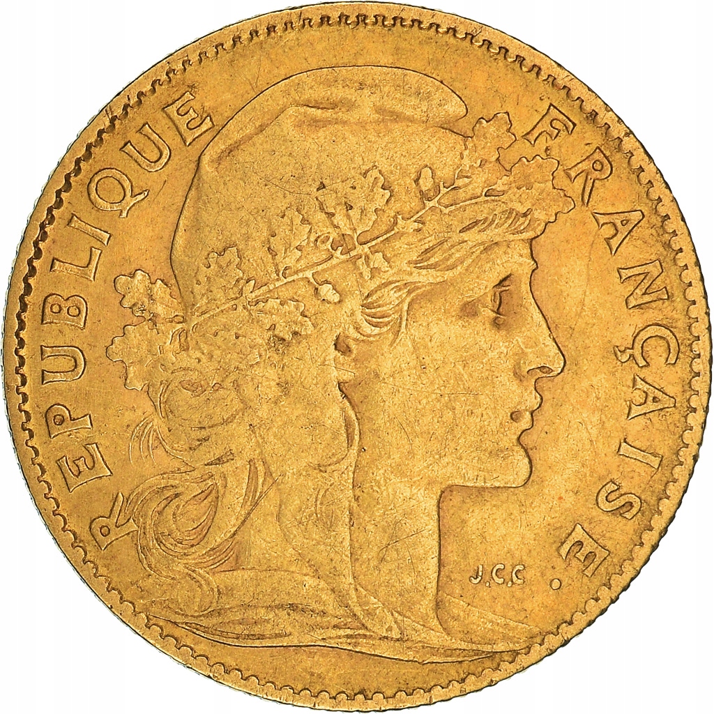 Moneta, Francja, Marianne, 10 Francs, 1905, Paris,