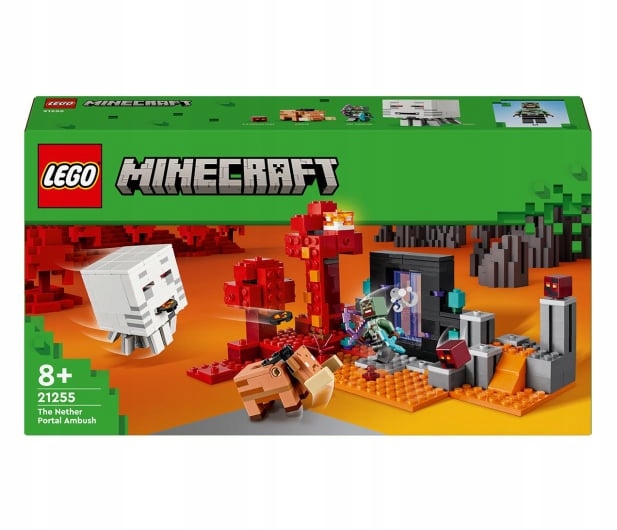 LEGO Minecraft 21255 Wpadł w zasadzkę w portalu Nether