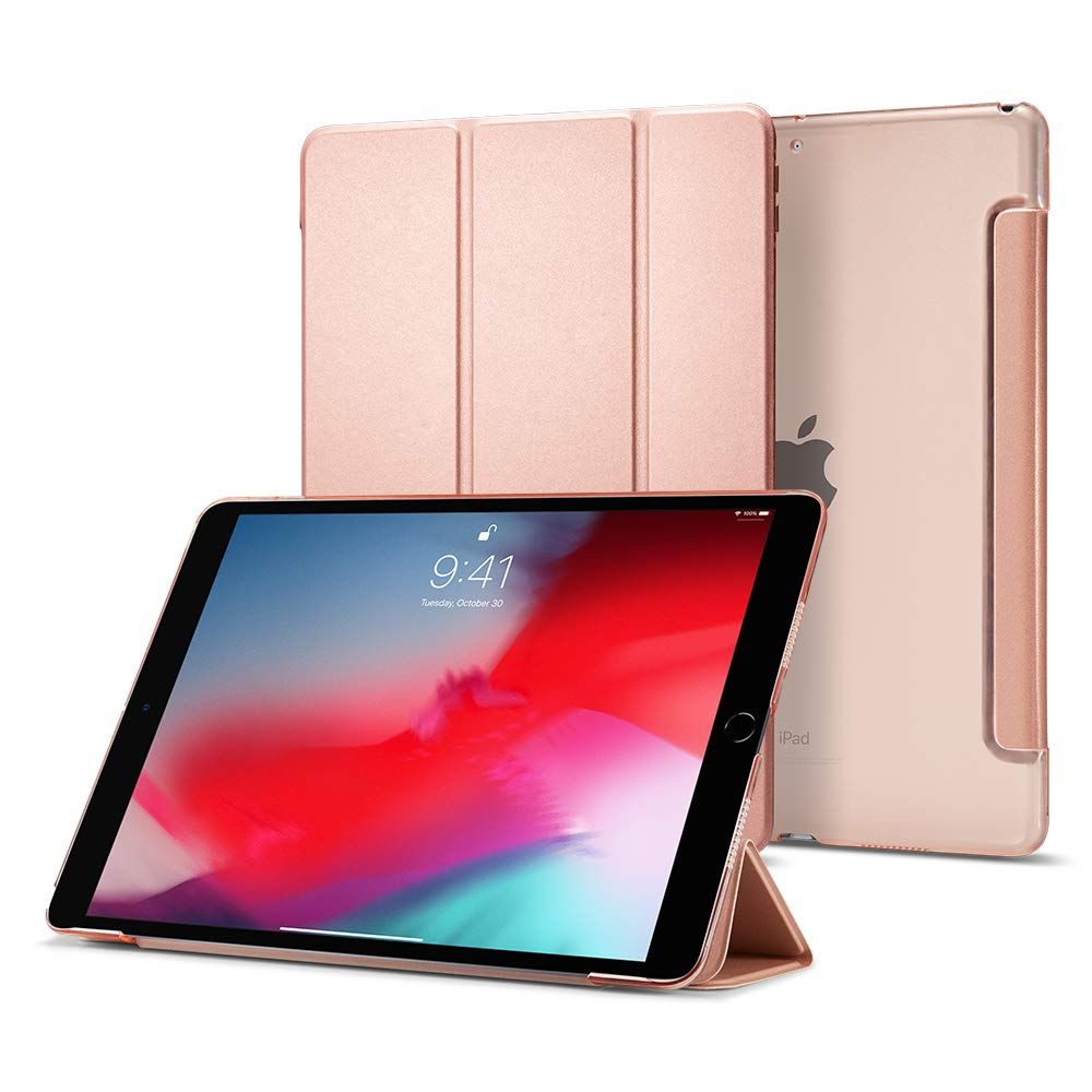 ETUI SPIGEN SMART FOLD IPAD AIR 3 2019 ROSE GOLD