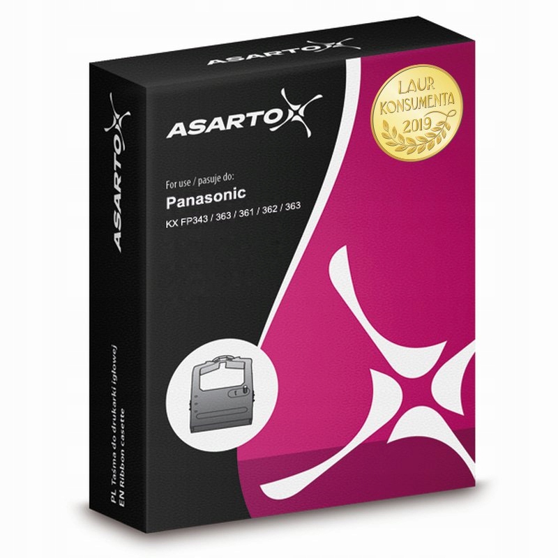 Taśma Asarto do Panasonic 57E | KX-FA57E | black