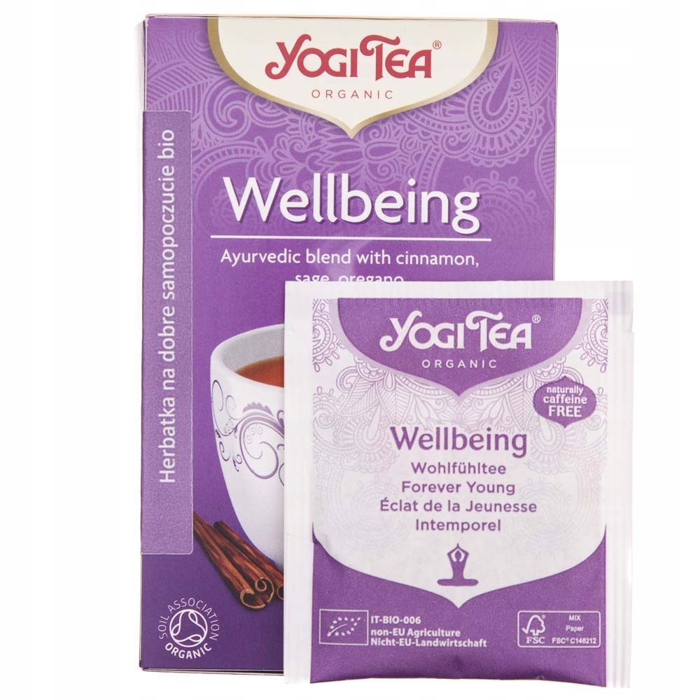 Yogi Tea Wellbeing Herbata na dobre samopoczucie - 17 saszetek