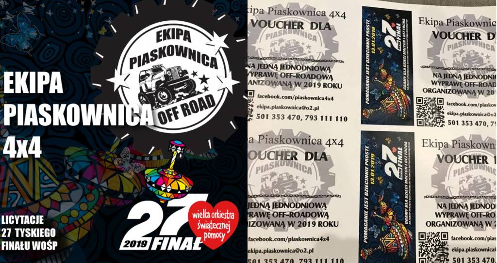 Voucher Wyprawa OFF-ROADOWA - Ekipa Piaskownica4x4