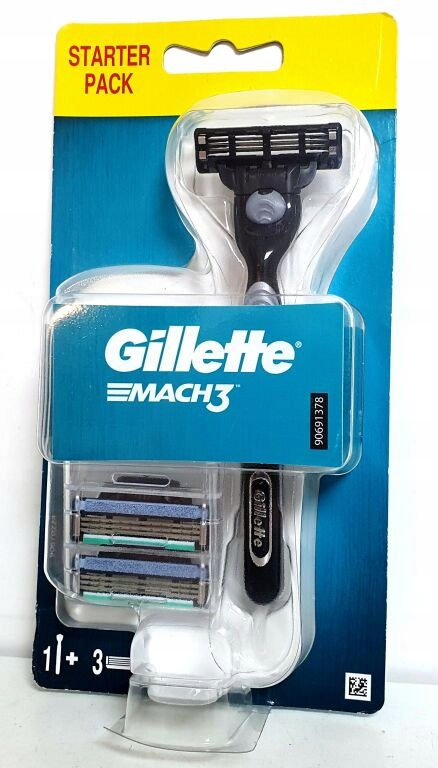 MASZYNKA GILLETTE MACH 3 1+3 STARTER PACK