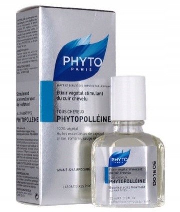 PHYTO PHYTOPOLLEINE Eliksir odżywczy do skóry głowy, 25ml