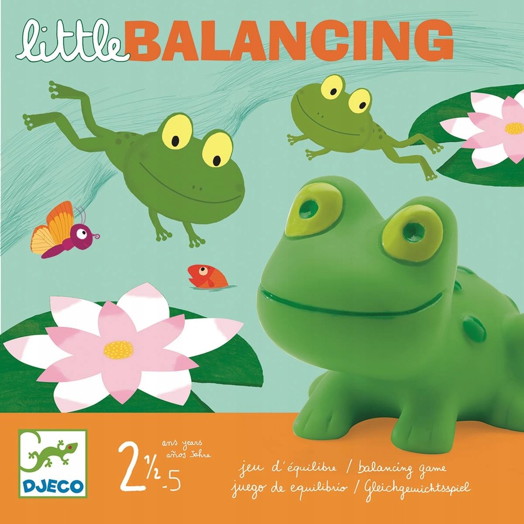 DJECO GRA LITTLE BALANCING balansujące żabki