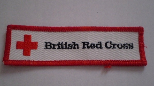 naszywka - British Red Cross - Czerwony Krzyż