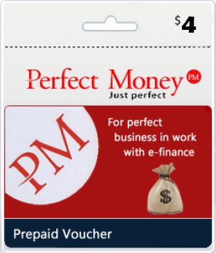 e-VOUCHER USD PERFECT MONEY $4 AUTOMAT NAJTANIEJ