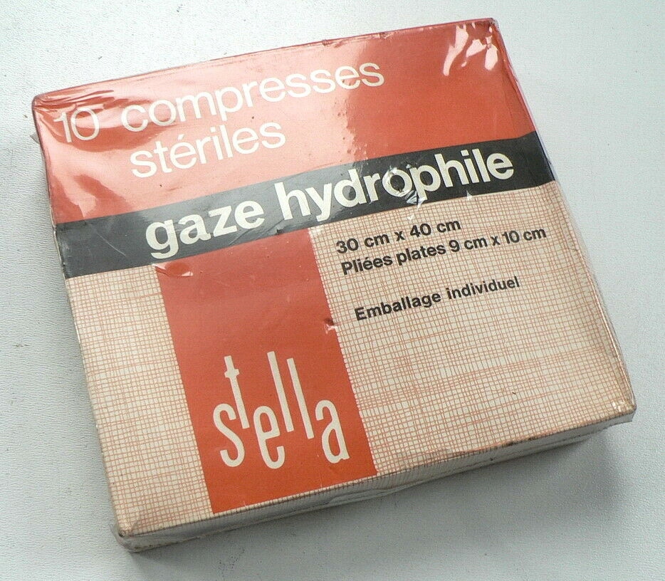 Gaza hydrofilowa STELLA 1982_10 kompresy sterylne
