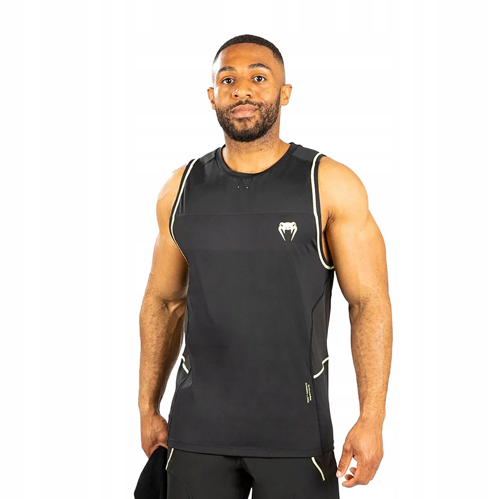 Tank top męski Venum Fusion 2.0 Dry-Tech black/yellow S