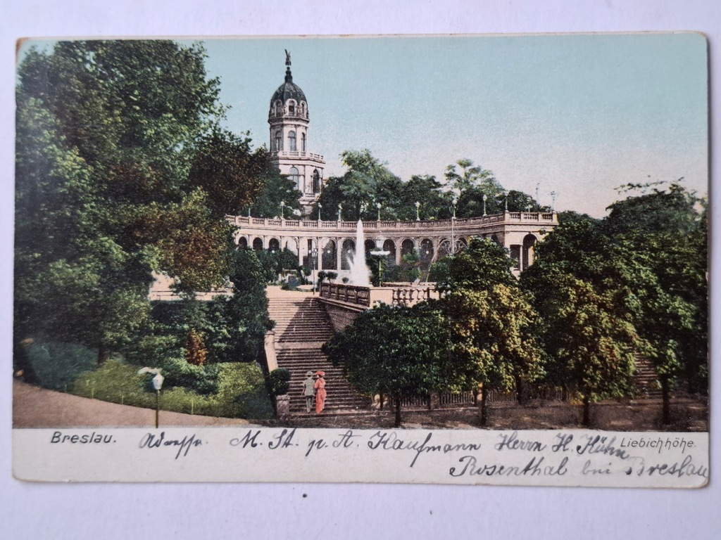 Pocztówka Breslau Wrocław kolor