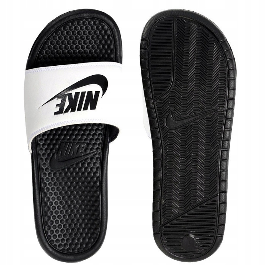 Klapki NIKE Benassi JDI białe 343880-100 - 46