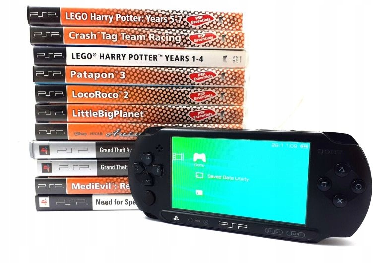 PSP E1004 11 GIER /CRASH/LEGO HARRY POTTER/GTA