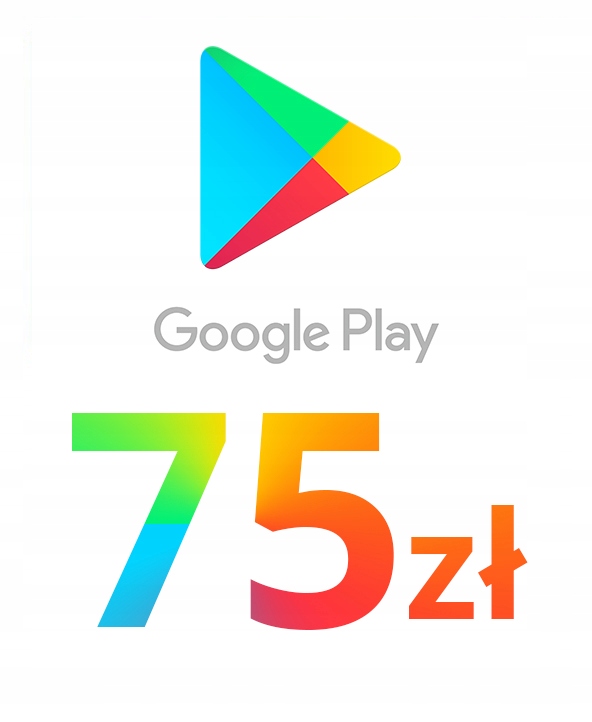 Karta podarunkowa Google Play 75 zł PLN KUPON KOD